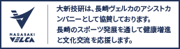 大新技研は長崎ヴェルカを応援します。