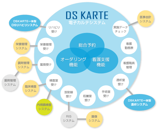 電子カルテの機能性